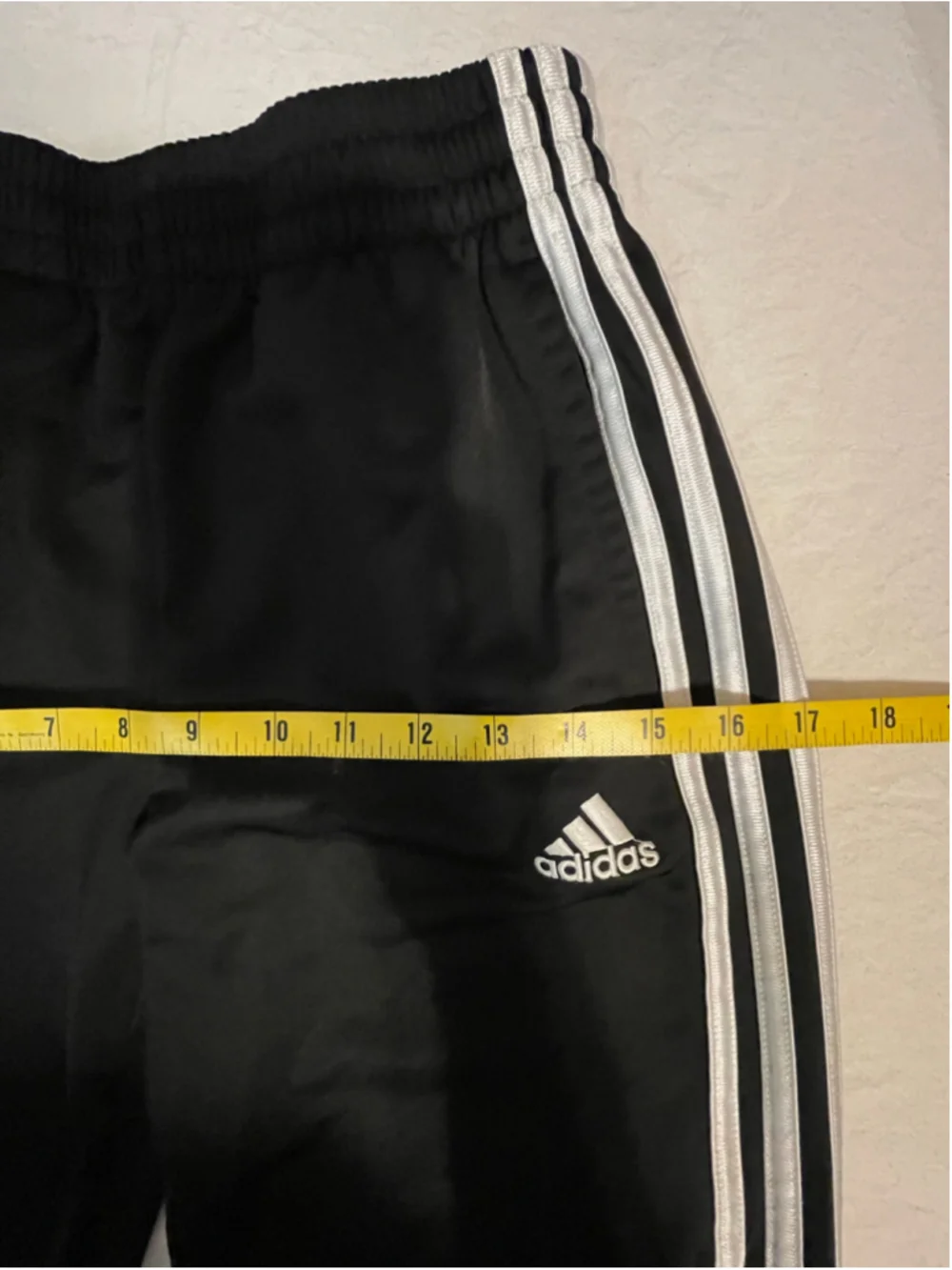 Boys Adidas Joggers Size 12 Black and White